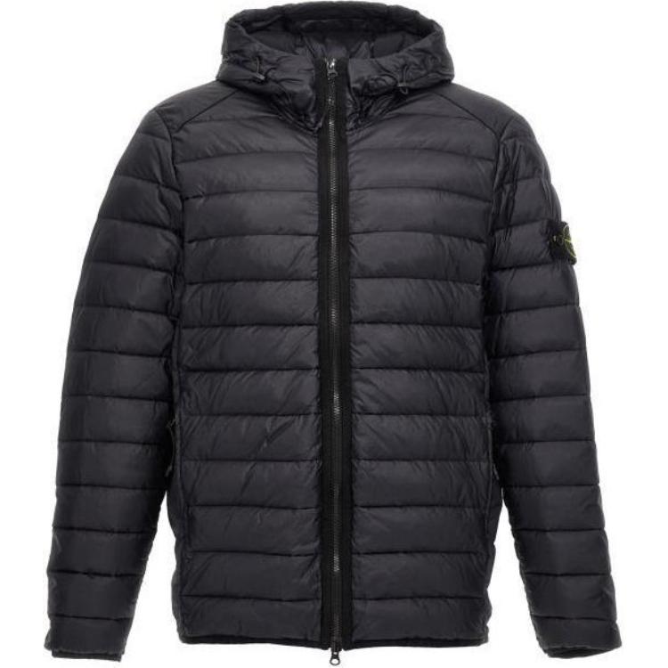 STONE ISLAND Hooded Quilted Jacket 811540324A0020