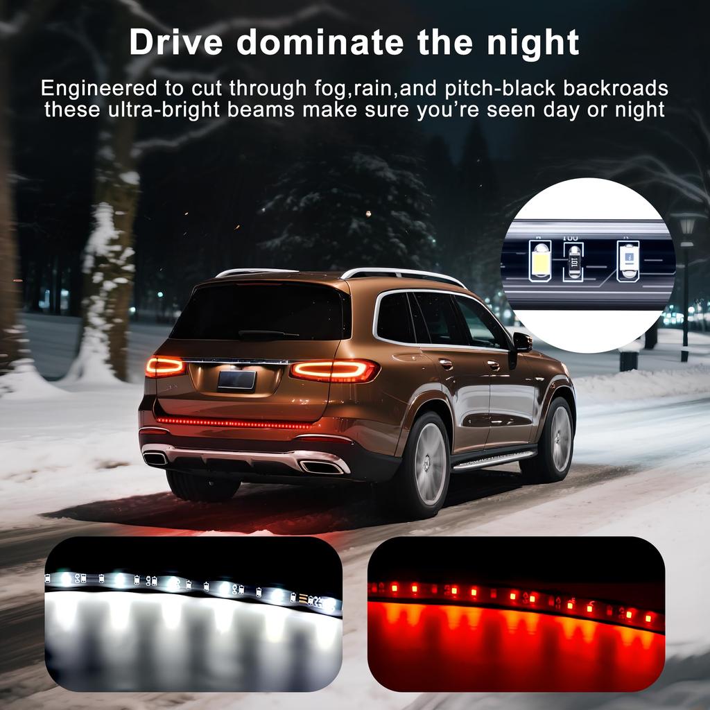 Ligrel 60" Truck Tailgate Lamp Bar - LED Brake Lamp