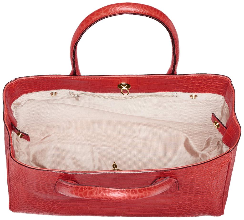 Reg Chroma Business Leather Made in Red Tote, Japan, 410064-30,
