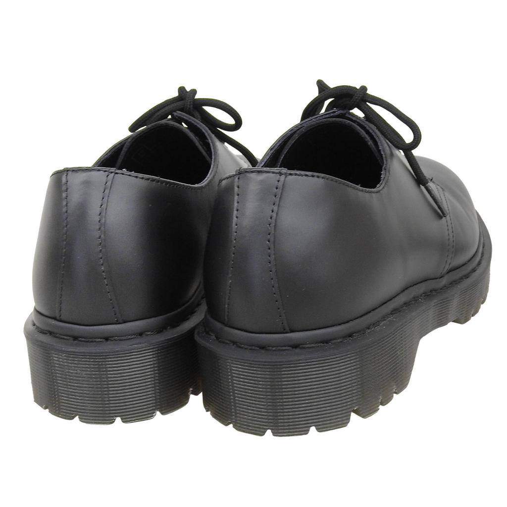 Pristine Dr.Martens Leather Shoes 1461 BEX MONO Black Leather Mens Used