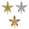 Star Tree Topper Decorative Christmas Gift Star Ornament Christmas Decoration for Indoor Office Holiday Decoration Party Shop