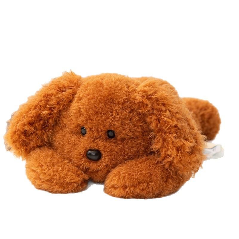 Sait Dudu Puppy Pose Plush Toy - Healing Teddy Dog Doll Gift Pillow for Girls