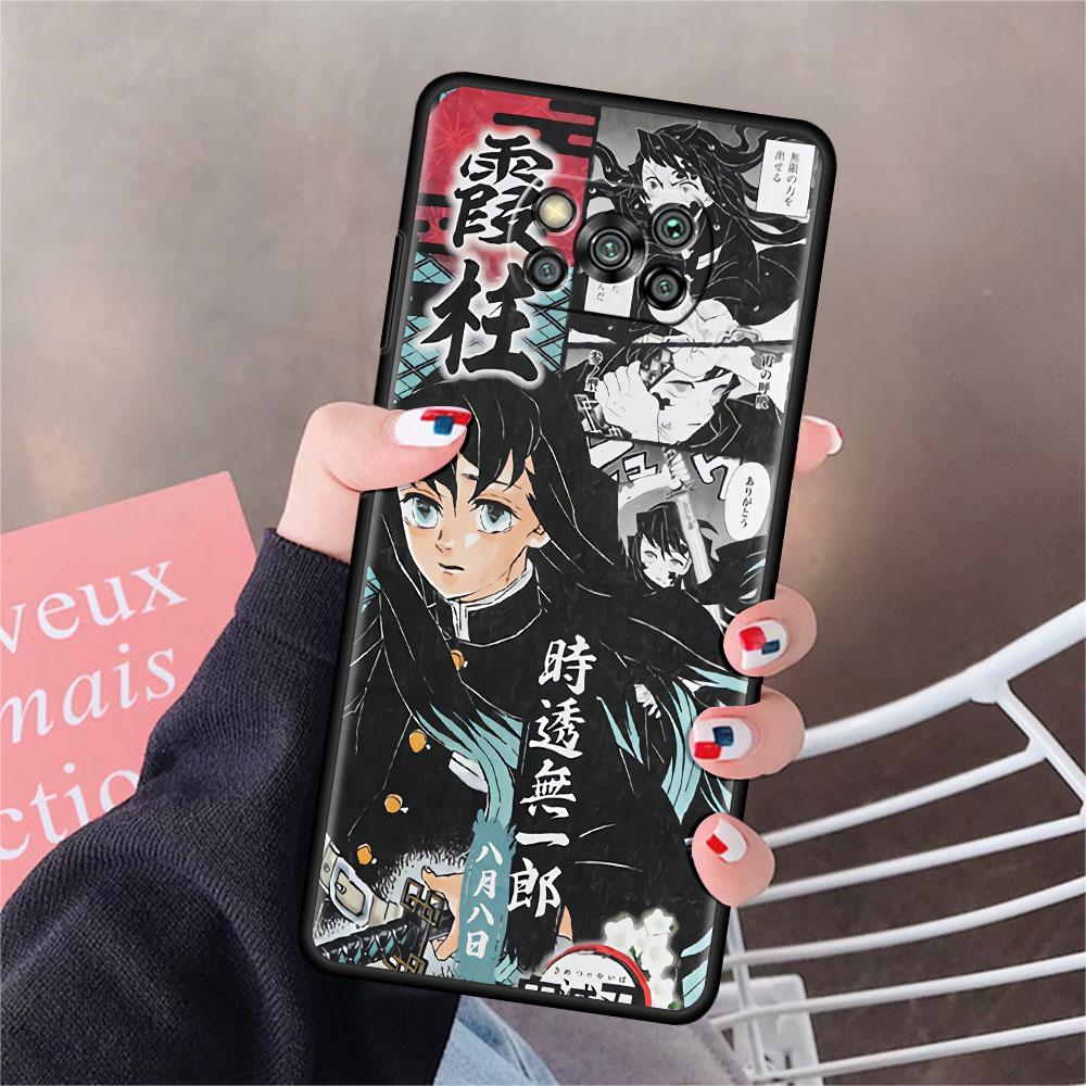 

Чехол для Xiaomi Mi Poco X3 NFC X4 Pro F3 F4 GT M4 M3 F1 C40 11 Lite 11T Силиконовый Funda Чехол для телефона Аниме Клинок, рассекающий демонов Kimetsu Mi 11T