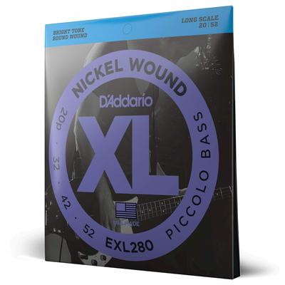 Bass Strings Nickel Piccolo EXL280 D'Addario .020-.052 []