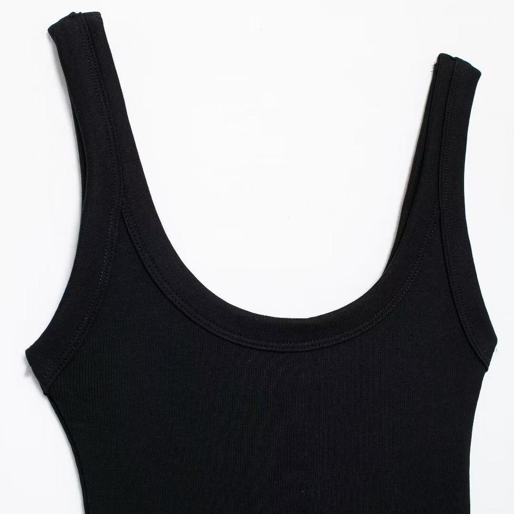 Skinny Ribbed Bodysuits for Women, O Neck, Straps, Snap-Button, Female Playsuits, Sexy Fashion