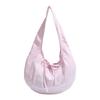 Wind letter simple and versatile spring and summer new canvas bag large capacity dumpling bag shoulder bag