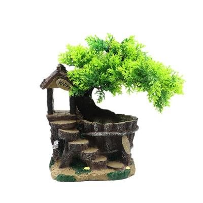 Simulated Tree Ornament Resin Aquarium Decoration Decorative Fish Tank Landscape Ornament Fish Tank Decor Aquariums Accessories