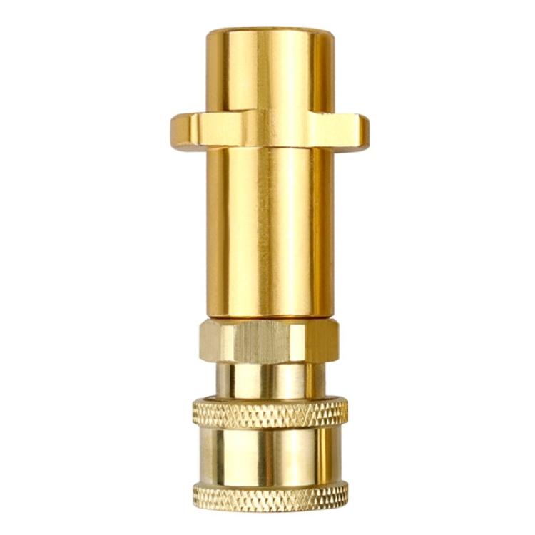 Brass Adapter for High Pressure Cleaner Pressure Washer Adapter,Secures Fit for Foams  Pots and Nozzle Cleaning Tool