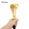Goldener Luxus Kobra Schlangengriff Mode Gehstock für Party Dekoration Gehstock Eleganter Krummstab Knauf Gehstock 94cm