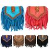 Elegant Bohemian Tassel Crossbody Bag For Women Stylish Vintage Pu Shoulder Bag