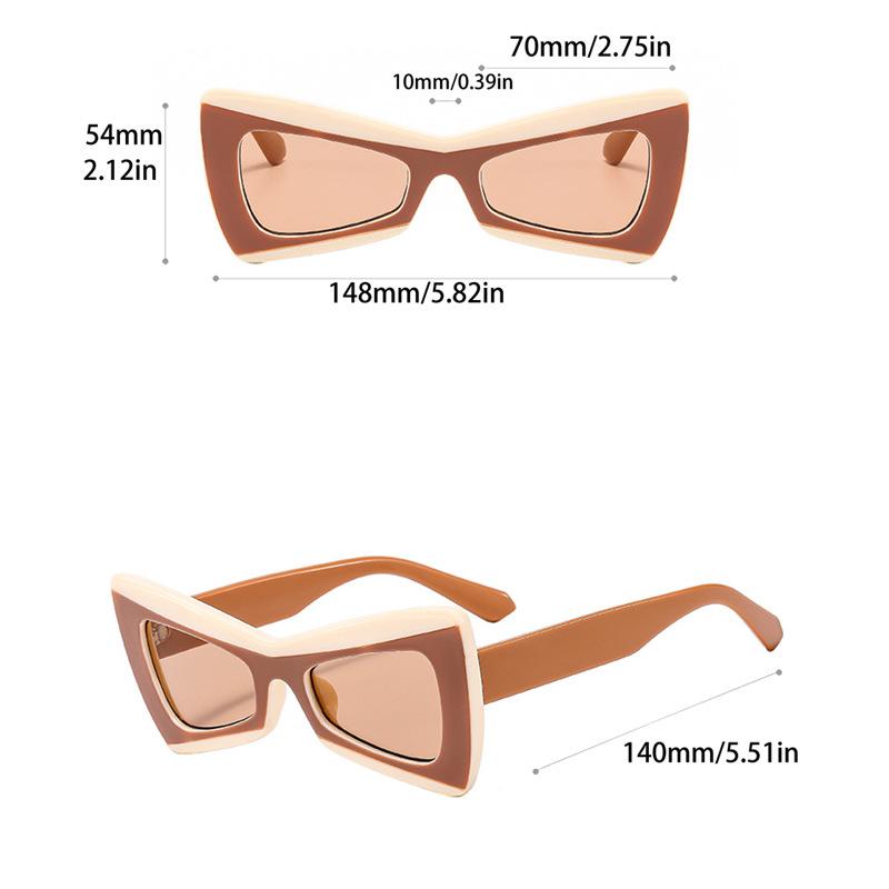 Triangle Cat Eye Punk Sunglasses Women For Men Fashion Vintage Trend Sun Glasses Luxury Brand Designer Hip Hop Party Shade Uv400