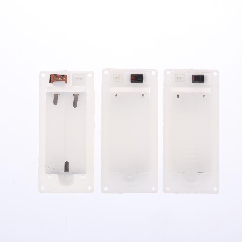 (YY)1Pc/3Pcs 2026 New Batteries Shell Plastic 2x3x AAA Rectangular Embedded Battery Holder Storage Box Case With Switch Cover