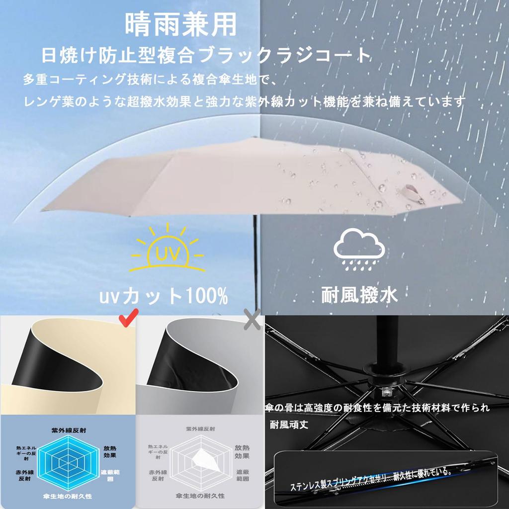 and heatstroke prevention parasol with automatic opening and suitable for both sunny and rainy and this portable umbrella is perfect for both men and