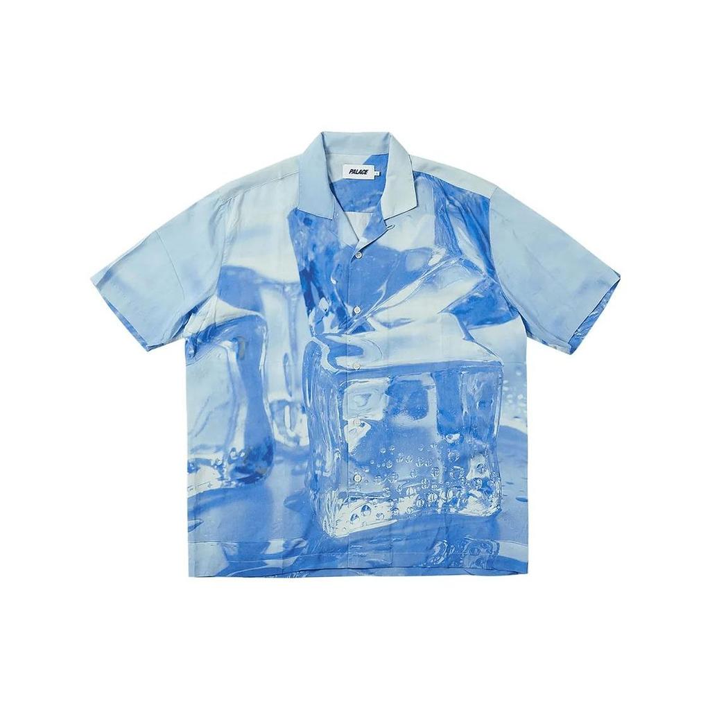 Palace Ultimate Chill Shirt Crystalised Blue Unisex Tops P24SHT025