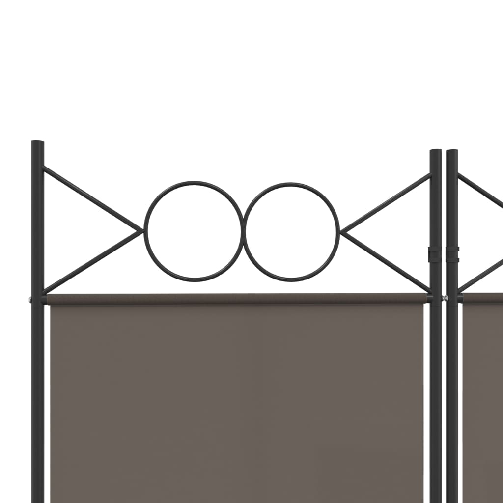 Vidaxl Parawan 4-Panelowy, Antracytowy, 160X200 Cm, Tkanina