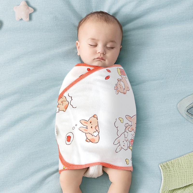 Anti-Startle Baby Swaddle Blanket, Summer Style, Pure Cotton Newborn Sleep Sack