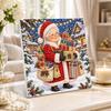 DIY Pearl Diamond Painting Art Kit with Frame. Mrs. Claus Christmas Gift Home Wall Decor Craft Kit. Wall Decoration Gift
