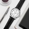 BEN NEVIS Datum Analog Quarz Mode Herrenuhr, Einfach, Stilvoll, Leder, Lässig, Zifferblatt, Wasserdicht, Uhr,