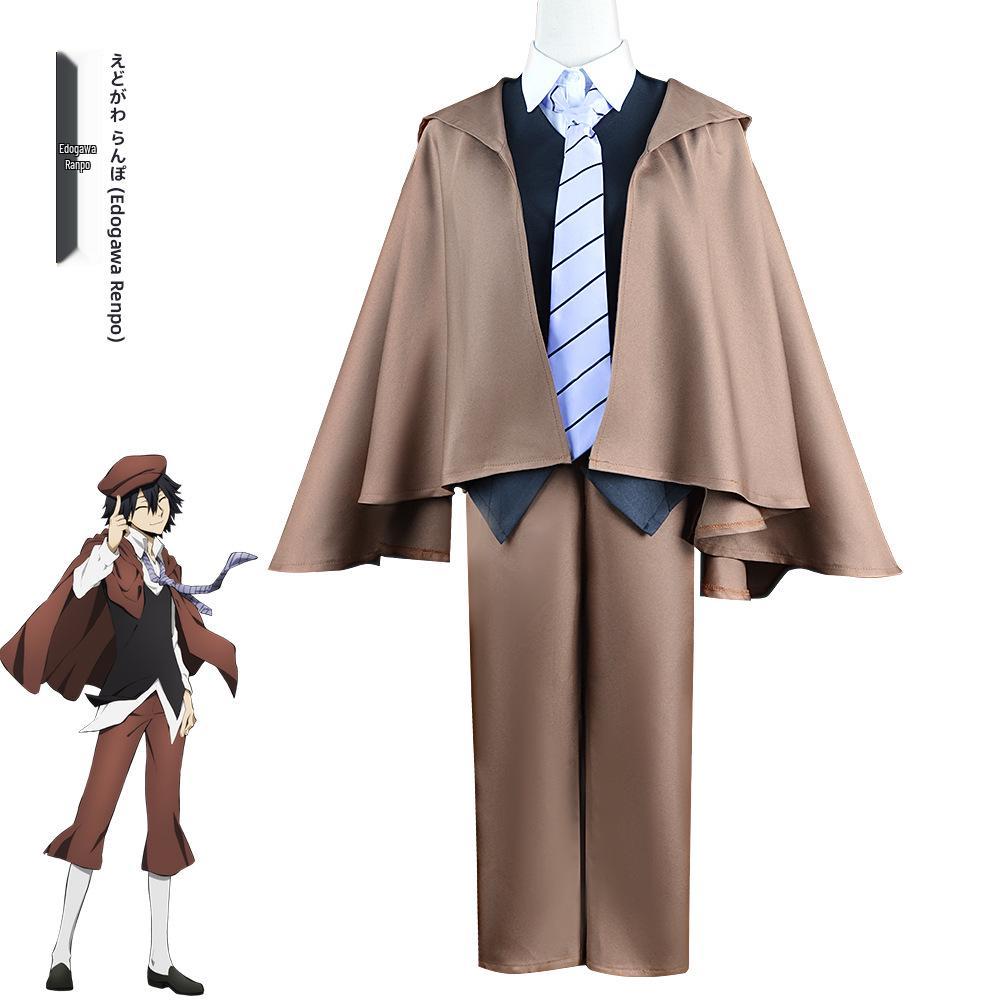 Bungo Stray Dogs Dazai Osamu & Nakahara Chuuya Anime Cosplay Kostymesett Tilgjengelig