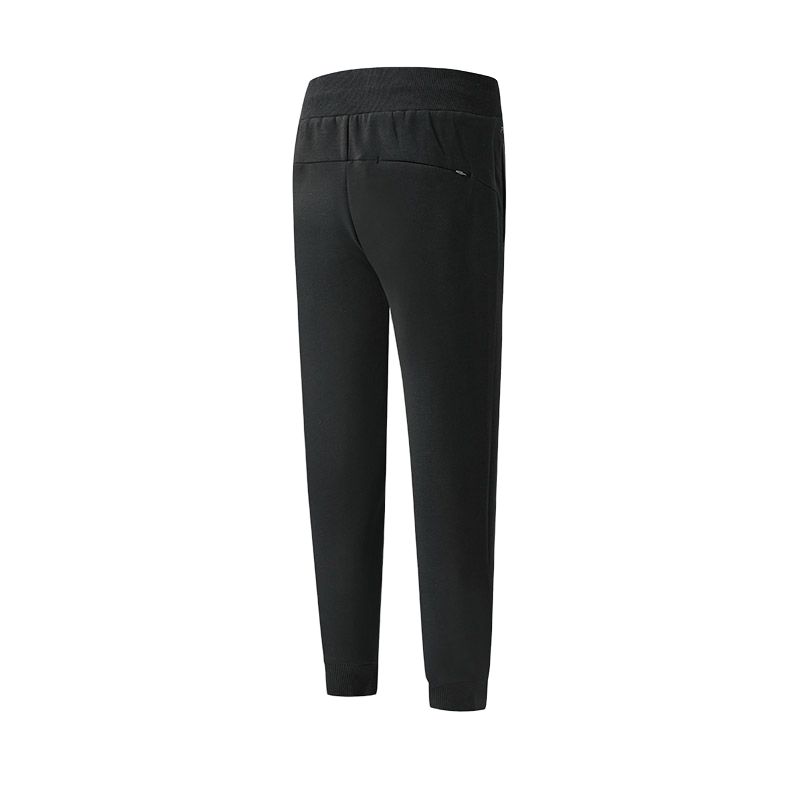 New FILA Fitness Knitted Sweatpants Women's Pitch Black A11W311610G-BK