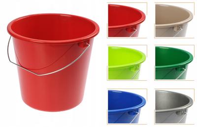 Plastic Bucket with Metal Handle 5l Multicolor