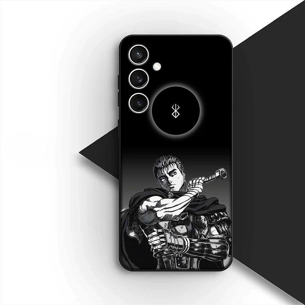 

Soft Cover for Samsung Galaxy S10 S8 S9 Plus A33 A34 A31 70 A71 A72 Note 20 9 8 S10E Casing Phone Case Berserks Comics Guts Galaxy S9
