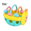 Cartoon Bee Soft Colorful Baby Rattle Ball Hand Bell Educational Teething Toy