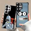 Cartoon Funny F-Futuramas Soft Phone Case For Samsung Galaxy S26 Ultra S25 Edge S24 FE S23 Plus S22 S21 + S20 Plating Anti-Fall