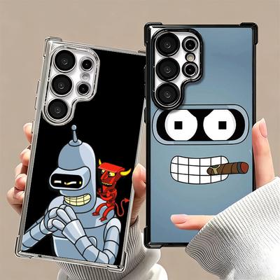 Cartoon Funny F-Futuramas Soft Phone Case For Samsung Galaxy S26 Ultra S25 Edge S24 FE S23 Plus S22 S21 + S20 Plating Anti-Fall