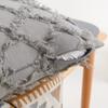 Living Room Bedroom Cotton And Linen Cut Flower Sofa Cushion