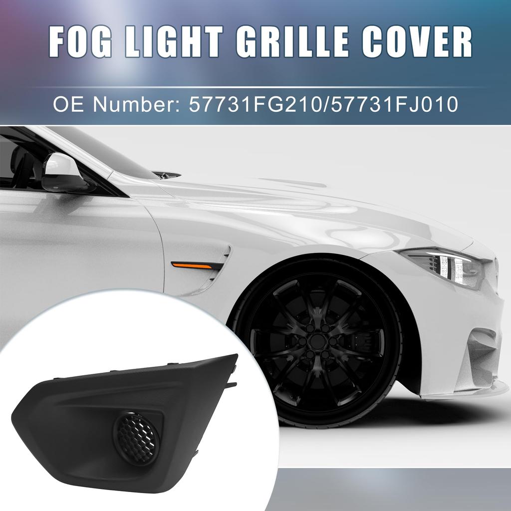 ABSOPRO Front Left Fog Lamp Grille Cover Part Numbers Compatible with Suzuki 2014 Trim, 57731FG210/57731FJ010, Suzuki, Preza, 2012, 2013,