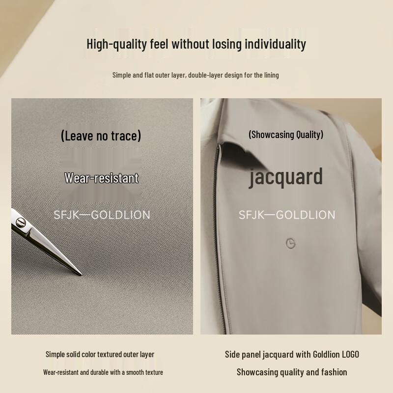 Goldlion Men's Easy Care Business Lapel Jacket