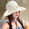 Quick Dry Fisherman Hat Korean Women's Sun Hat Casual Bow Bucket Hat  for Girls