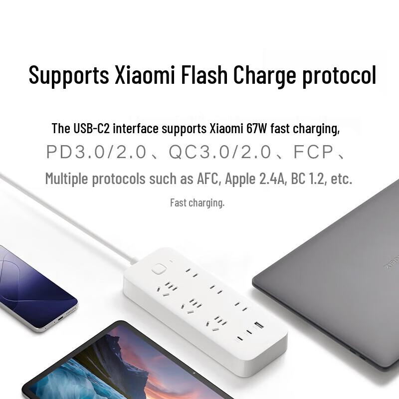 Xiaomi 67W GaN PD Fast Charging Power Strip CN plug (adapter included)