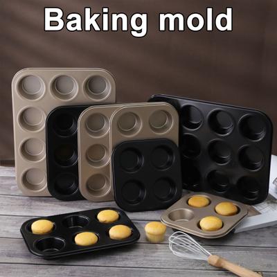 Muffinform aus Karbonstahl, Cupcake-Form, antihaftbeschichtet, strapazierfähig