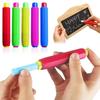 Press Design Chalk Holder Colorful Chalk Clip for Teachers Writing Children Drawing Board Accessories Reusable Teacher Supplies