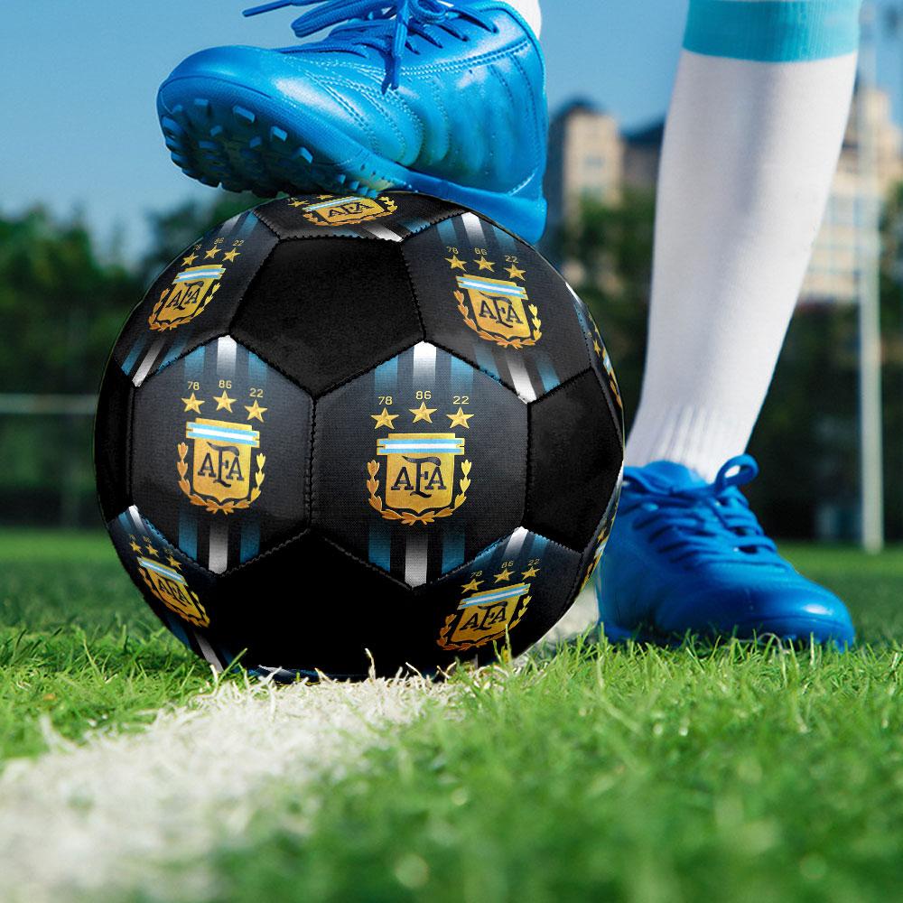 1pc Messi Soccer Ball Size 5 Indoor Soccer Ball Fashion Colorful Backyard Game - Great For Sports Fans Gift HE49