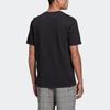 Adidas Originals Trefoil Logo Print Short Sleeve Crew Neck T-Shirt Men Tops Black GN3462