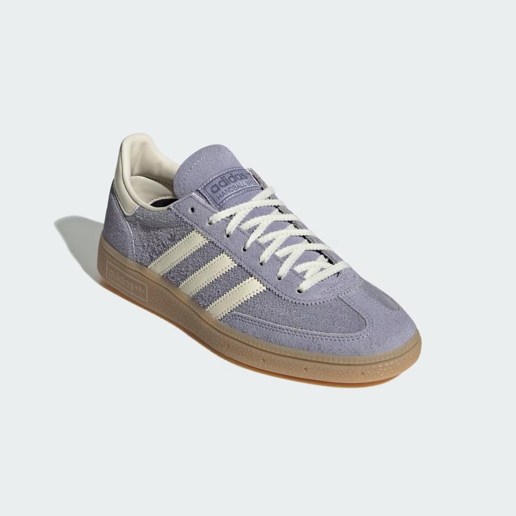 JR0849 adidas Originals Handball Spezial Silver Violet Cream White (Women's)