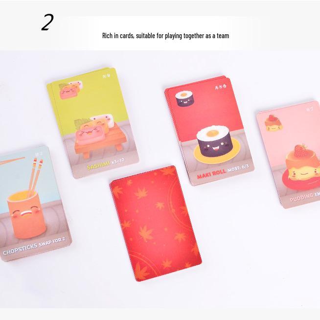 Sushi Go Party! Parent-Child Sushi Dog Fun Board Game for Kids