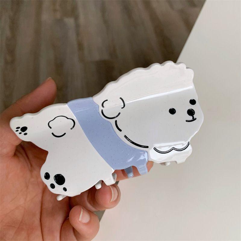 

1 шт. Дизайн Тедди Собака Высокая Красота Мультяшный Зажим-Краб для Шерсти Питомца, Большой, Маленький и Уникальный Зажим-Акула