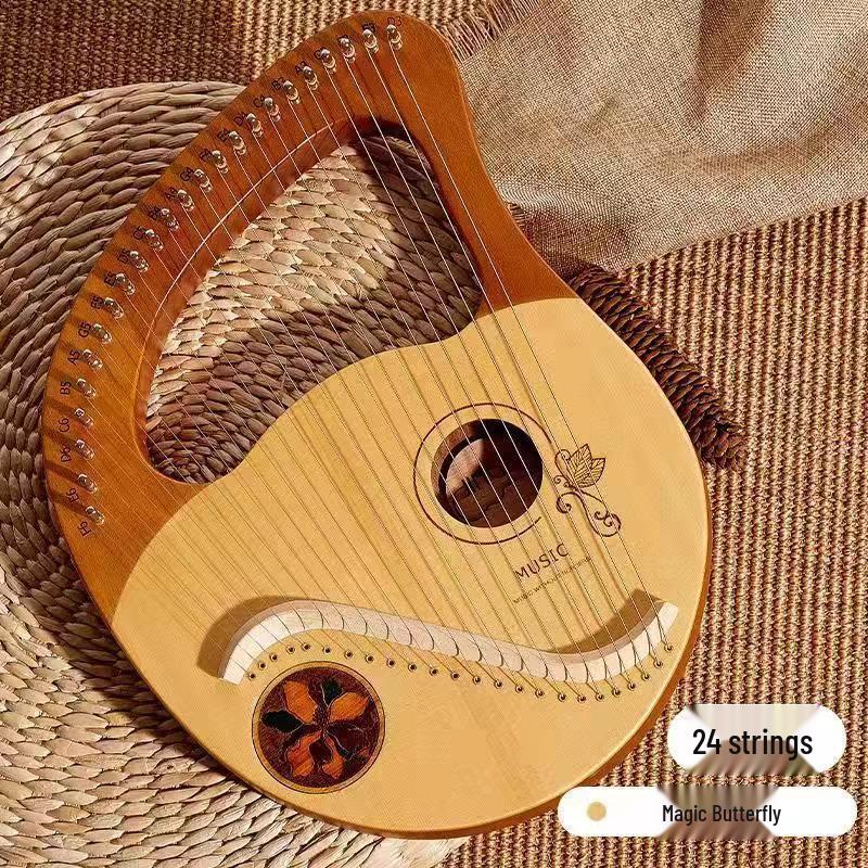 19-Tone Mini Lyre Harp - Beginner's Instrument
