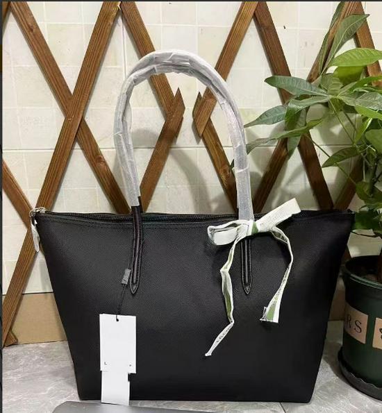 Bolso de Mano de Imitación Cocodrilo de Lujo para Mujer - Gran Capacidad, Impermeable, Ligero, Bolsa de Compras
