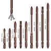Magnetic Screwdriver Bit Set Alloy Steel Anti-Slip Long Drill Bits 1/4 Hex Shank Fine Design Strong Magnetism,PH2 Screw Ring Bit