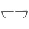 2PCs Front Bumper Wind Knife Front Bumper Blade Trim Replacement for Tesla Model Y 2020‑2022 Carbon Fiber Style