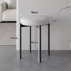 Modern Minimalist Dining Stool Nordic Luxury Design Restaurant Stool Stackable Portable Restaurant Furniture