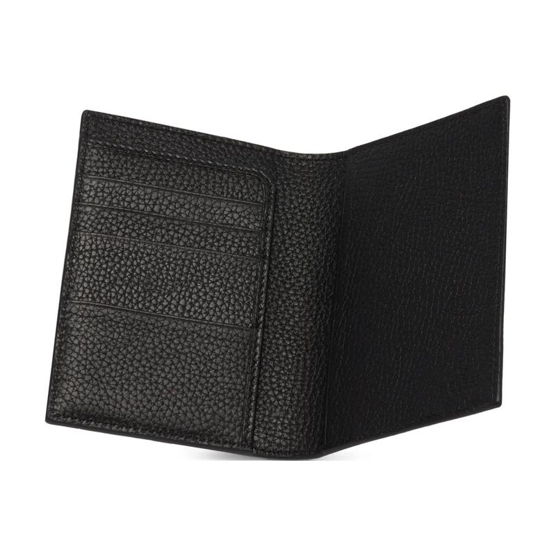 Gucci Silver brand logo 20% off leather wallet men's black