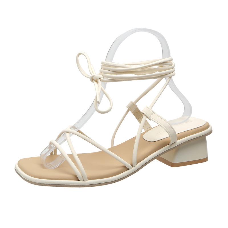Retro Sandals Fairy Style Strap Women's Flat Bottom 2025 Summer New Style Gentle Fashion Versatile Roman Shoes