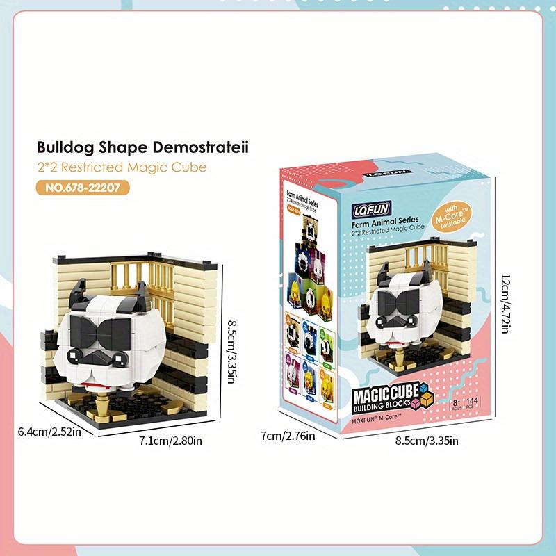 Creative Animal Building Blocks Cute Panda Koala Tiger Rabbit Chicken Model Bricks Children's DIY Toy Birthday Gift