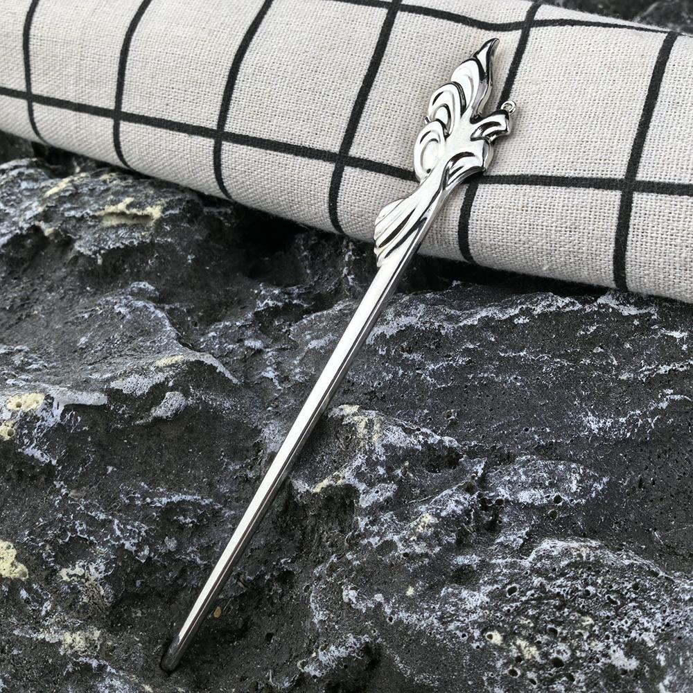 Metal Anime Maomao Same Style Silvery Premium Hair Pin Exclusive Design The Apothecary Diaries Creative Accessories Headwear